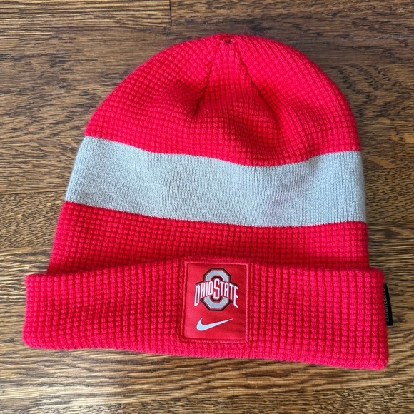 Ohio State Buckeyes Nike Unisex Adult Sideline Scarlett  Beanie Hat Cap - Picture 1 of 3